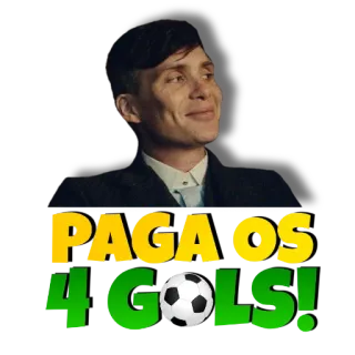 💲 0204408a PAGA OS 4 GOLS! Fußball, Football, Sport, Bezahlung whatsapp sticker