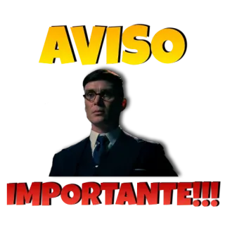 ❗ 2c0ccb8a AVISO IMPORTANTE!!! Warnung, Achtung, Wichtig, Nachricht, Hinweis, Spanisch whatsapp sticker