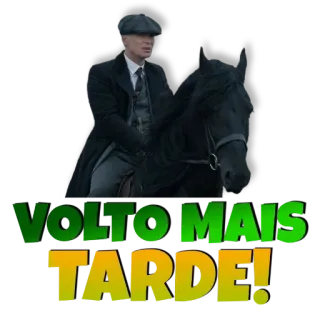 🌔 597373ae VOLTO MAIS TARDE! whatsapp sticker