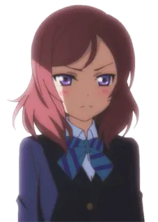 😠 65040db5 动漫, 女孩, 校服, 卡通, 角色, 插画 telegram sticker