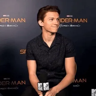 Tom Holland by @YouGotDrug telegram stickers