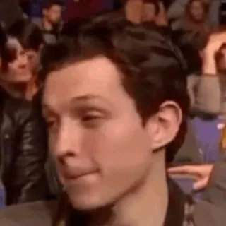 ⚙ 7c38949b Tom Holland Том Холланд, актер, знаменитость, мем, реакция telegram sticker