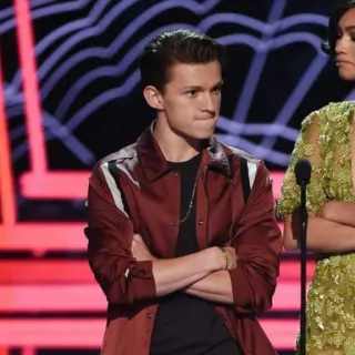 😐 6eb80491 Tom Holland actor, celebrity, tom holland, awards show telegram sticker