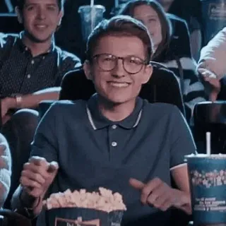 😐 72879296 cinema, actor, popcorn, movie, theatre telegram sticker