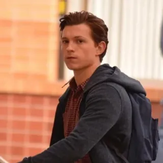 😐 e59a3d3f Tom Holland Tom Holland, actor, celebrity, portrait telegram sticker