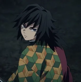 🎐 a4c48ca8 Giyu Tomioka Demon Slayer อนิเมะ, ดาบพิฆาตอสูร, กิยู, โทมิโอกะ, เสาหลัก telegram sticker