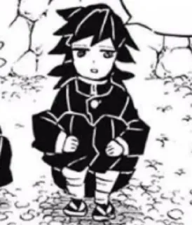 🎐 e435ac6b Giyu Tomioka Demon Slayer อนิเมะ, ดาบพิฆาตอสูร, กิยู โทมิโอกะ, จิบิ telegram sticker