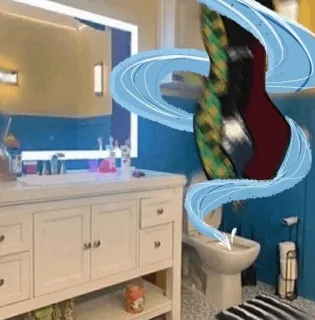 ✨ db029d65 Badkamer, Toilet, Wastafel, Spiegel, Interieur telegram sticker