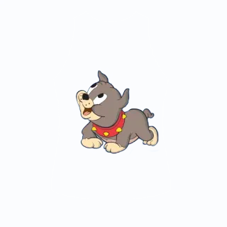 🤗 980a137e Spike Tom and Jerry cachorro, desenho animado, Spike, Tom e Jerry telegram sticker