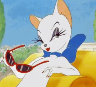 😌 0033d108 แมว, การ์ตูน, แว่นกันแดด, ความงาม, หรูหรา, ผ่อนคลาย whatsapp sticker