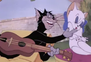 Tom & Jerry telegram stickers