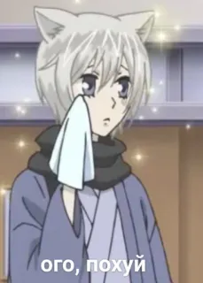 😇 8b7008b9 ого, похуй อนิเมะ, น่ารัก, สีหน้า, รัสเซีย, มีม telegram sticker