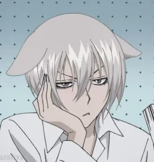 😬 bb6808c6 Tomoe Kamisama Kiss อนิเมะ, สุนัขจิ้งจอก, โทโมเอะ, Kamisama Kiss, เบื่อ, หู, ปีศาจ telegram sticker