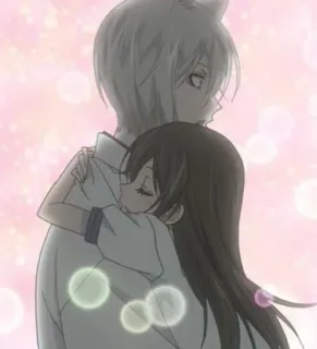 🤗 be3da528 อนิเมะ, กอด, โรแมนติก, การ์ตูน, ความรัก, คู่รัก, คาวาอิ telegram sticker