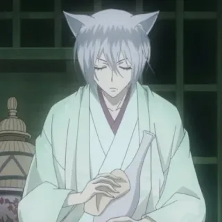 🤍 46568743 Tomoe Kamisama Kiss Anime, Tomoe, Volpe, Kamisama Kiss, Manga, Personaggio telegram sticker