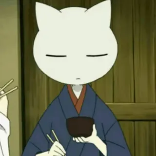 🤍 694f4083 gatto, animale, kawaii, anime, manga, personaggio, illustrazione, asiatico, carino telegram sticker