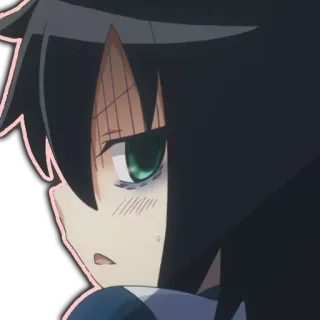 😒 31f1eb80 Anime, Manga, Cartone animato, Personaggio, Ragazza, Espressione telegram sticker