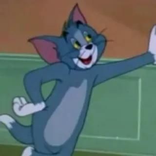 🙃 45be4780 Tom Cat Tom and Jerry Cartoon, Kat, Personage, Tom de Kat, Tom en Jerry whatsapp sticker