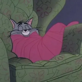 😌 b958763e Tom Cat Tom and Jerry Cartoon, Kat, Gewond, Gips, Lui whatsapp sticker