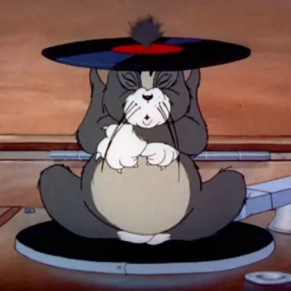 😯 dac69173 cartoon, kat, muziek, stereo, vinyl whatsapp sticker