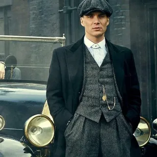 😐 6e968da5 Thomas Shelby Peaky Blinders 피키 블라인더스, 토마스 셸비, 킬리언 머피, 1920년대, 갱스터, 버밍엄, 잉글랜드 telegram sticker