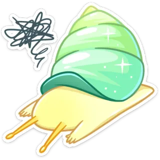 🤦‍♀️ 18c47c15 蜗牛, 可爱, 动物, 卡通, 贴纸, 悲伤, 困惑 telegram sticker