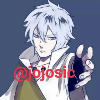 👾 18e3c0ba @jojosic Аниме, Мультфильм, Персонаж, Манга, Рисунок whatsapp sticker