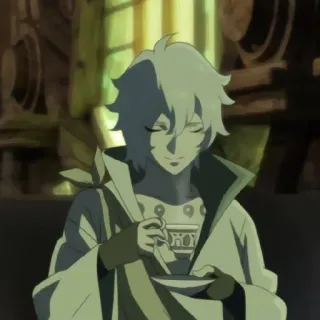 ☕ 70958af2 аниме, персонаж, искусство, иллюстрация whatsapp sticker