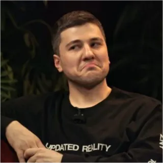 😟 954ec2a6 UPDATED REALITY 男人, 人, 毛衣 telegram sticker