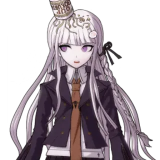 🍜 2815e44b Kyoko Kirigiri Danganronpa Anime, Videogioco, Ragazza, Personaggio, Kyoko Kirigiri, Danganronpa telegram sticker