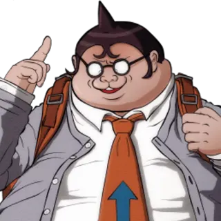 😨 627c6b59 Byakuya Togami Danganronpa Anime, Personaggio, Occhiali, Intelligente telegram sticker