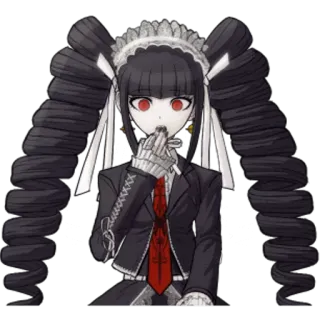 😮 cfe8d0b4 Celestia Ludenberg Danganronpa Anime, Gotico, Codini, Celestia Ludenberg, Danganronpa telegram sticker