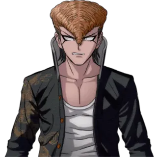 😒 fafa459e Mondo Oowada Danganronpa Anime, Manga, Personaggio, Danganronpa telegram sticker