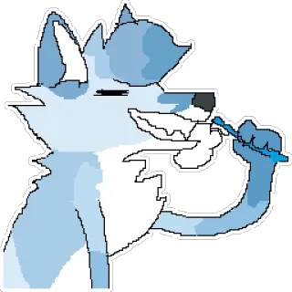 😁 0ae98fd2 lis, szczoteczka do zębów, mycie zębów, kreskówka, zwierzę, higiena telegram sticker