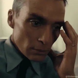 🤬 7c551816 Robert Oppenheimer Oppenheimer Robert Oppenheimer, Cillian Murphy, trầm ngâm, phim, tiểu sử, nhà khoa học telegram sticker