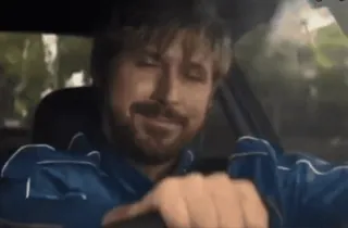 💔 a51c98da đàn ông, lái xe, nụ cười, xe hơi, chân dung telegram sticker