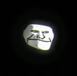 😈 f7b793c2 Trollface Meme, Troll, Internet, Hài hước, Trò đùa telegram sticker