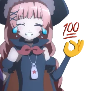 😂 ef9de948 100 Animé, Emoji, Rire, Célébration telegram sticker
