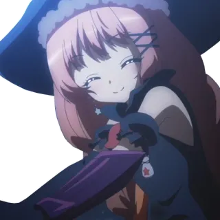 😊 f2874c19 Anime, Sorcière, Magie, Dessin animé, Mignon telegram sticker