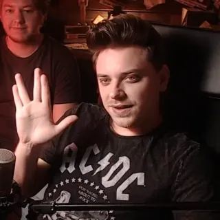 🖖 ede6f0e2 AC/DC AC/DC, Rock, Muziek, Band, T-shirt, Man telegram sticker