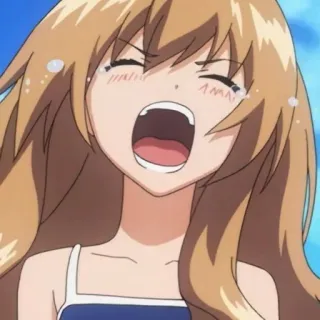 🤎 3746c7a1 Anime, Płacz, Dziewczyna, Emocjonalny, Smutny telegram sticker