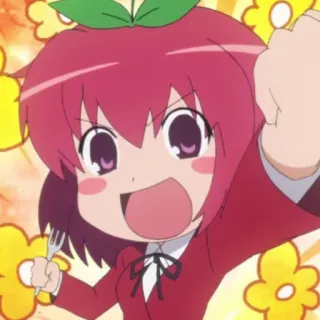 ❤️ ad9afad2 Anime, Urocze, Kawaii, Szczęśliwy, Dziewczyna telegram sticker