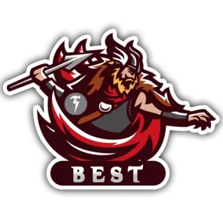 👌 1386013c Thor BEST Thor, Viking, Arma, Melhor, Deus, Guerreiro, Mitologia telegram sticker