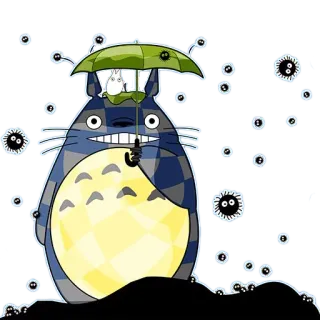 🐞 95fbb1fe Totoro My Neighbor Totoro Totoro, Anime, Ghibli, Carino, Film telegram sticker