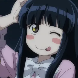 😜 307b9c9d Anime, Mangá, Garota, Fofo, Desenho animado whatsapp sticker