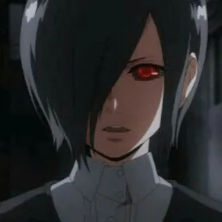 🐰 2ad34432 Touka Kirishima Tokyo Ghoul Аниме, Токийский Гуль, Тоука, Гуль, Персонаж, Манга telegram sticker