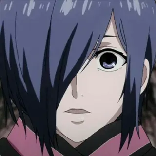 🐰 b56dd648 Touka Kirishima Tokyo Ghoul аниме, девушка, манга, тоука, токийский гуль telegram sticker