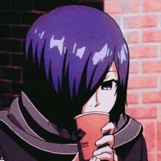 Touka kirishima @nataliesindie whatsapp stickers
