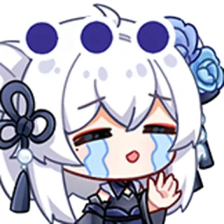 😭 c9d44ab6 Аниме, Персонаж, Плачущий, Грустный, Слёзы, Милый telegram sticker