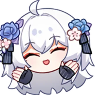 🥳 ee0535c9 Аниме, Чиби, Милый, Мультфильм, Персонаж, Цифровое искусство telegram sticker